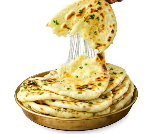 Cheesy Garlic Naan Bread