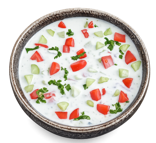 Cucumber Raita Yogurt Dipping